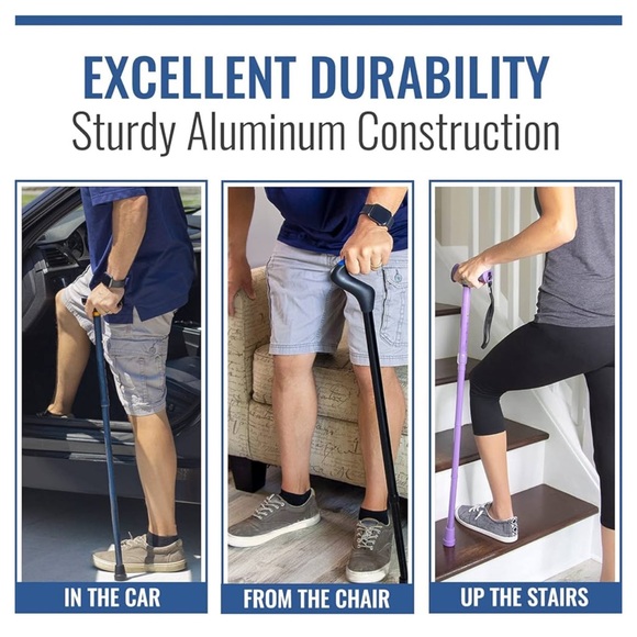 Foldable cane - Picture 3 of 5